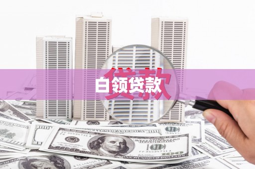 洋县白领贷款