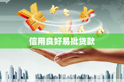 洋县信用良好易批贷款
