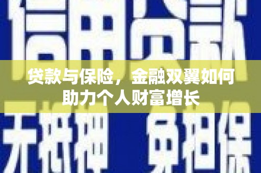 洋县贷款与保险，金融双翼如何助力个人财富增长