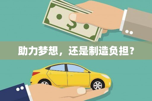 洋县助力梦想，还是制造负担？