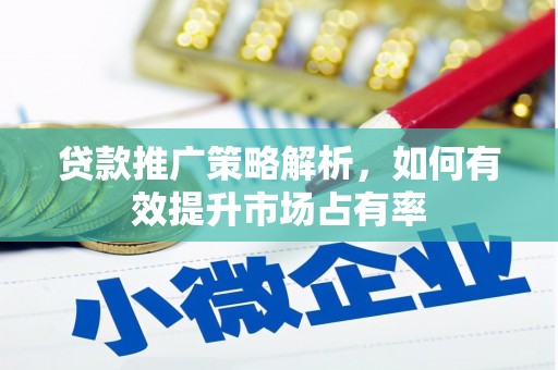 洋县贷款推广策略解析，如何有效提升市场占有率