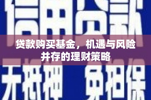 洋县贷款购买基金，机遇与风险并存的理财策略