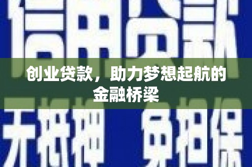 洋县创业贷款，助力梦想起航的金融桥梁