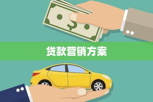 洋县贷款营销方案