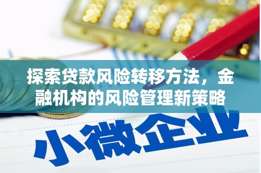 洋县探索贷款风险转移方法，金融机构的风险管理新策略