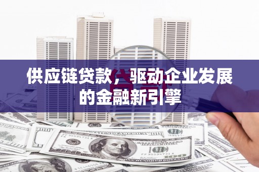 洋县供应链贷款，驱动企业发展的金融新引擎