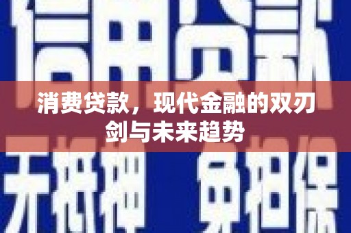 洋县消费贷款，现代金融的双刃剑与未来趋势