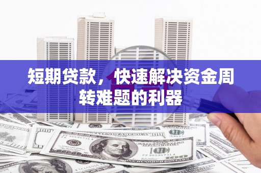洋县短期贷款，快速解决资金周转难题的利器