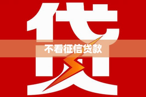 洋县不看征信贷款