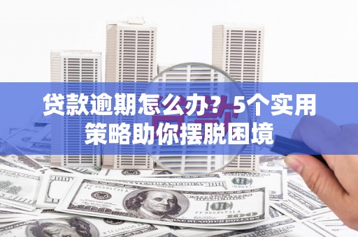 洋县贷款逾期怎么办？5个实用策略助你摆脱困境