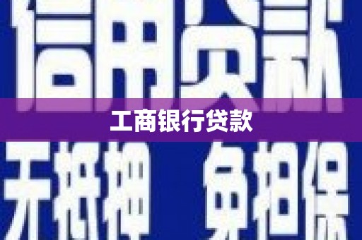 洋县工商银行贷款