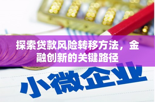 洋县探索贷款风险转移方法，金融创新的关键路径