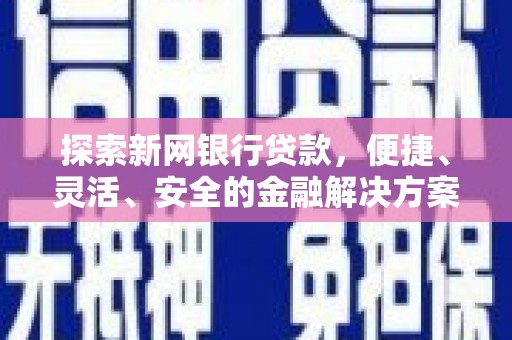 洋县探索新网银行贷款，便捷、灵活、安全的金融解决方案