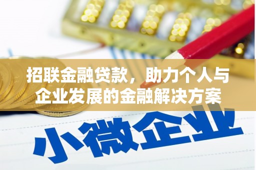 洋县招联金融贷款，助力个人与企业发展的金融解决方案