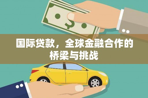 洋县国际贷款，全球金融合作的桥梁与挑战