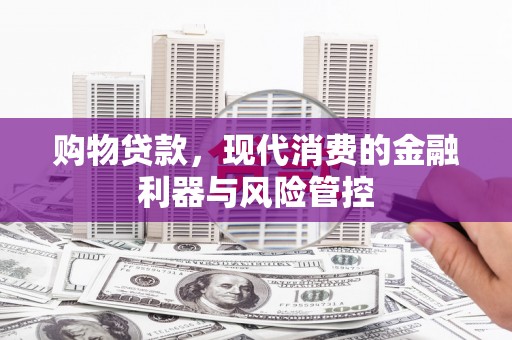 洋县购物贷款，现代消费的金融利器与风险管控