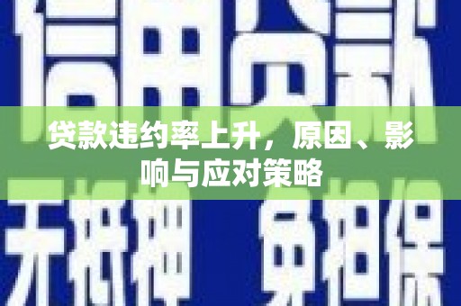 洋县贷款违约率上升，原因、影响与应对策略