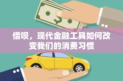 洋县借呗，现代金融工具如何改变我们的消费习惯