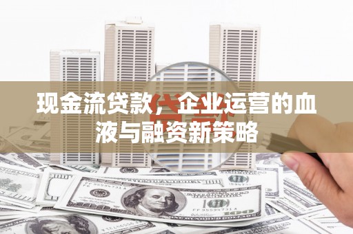 洋县现金流贷款，企业运营的血液与融资新策略