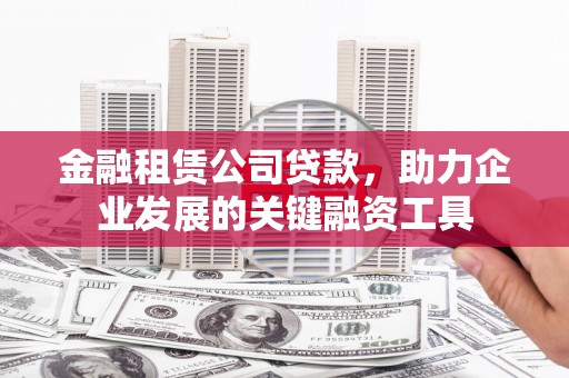 洋县金融租赁公司贷款，助力企业发展的关键融资工具