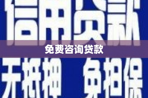 洋县免费咨询贷款