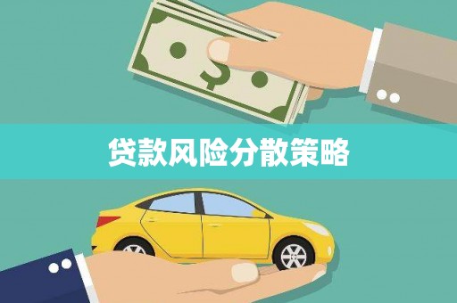 洋县贷款风险分散策略