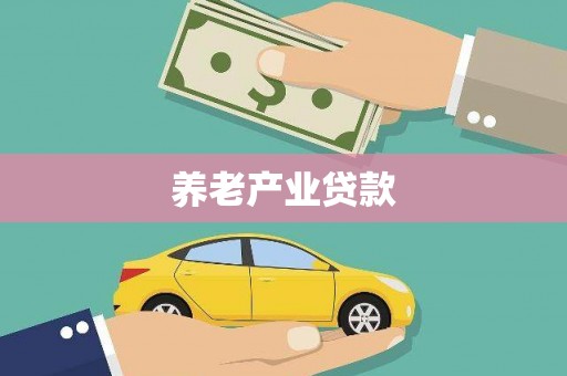 洋县养老产业贷款