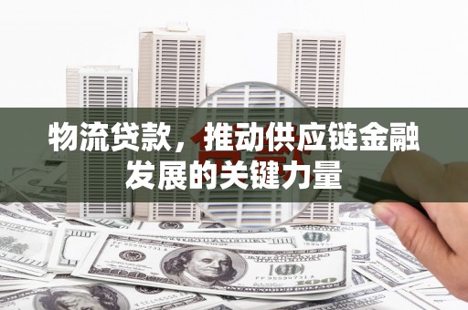 洋县物流贷款，推动供应链金融发展的关键力量