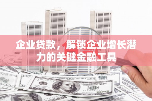 洋县企业贷款，解锁企业增长潜力的关键金融工具