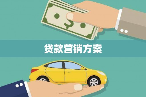 洋县贷款营销方案