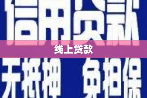 洋县线上贷款