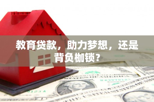 洋县教育贷款，助力梦想，还是背负枷锁？