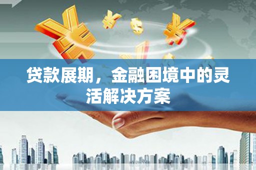 洋县贷款展期，金融困境中的灵活解决方案