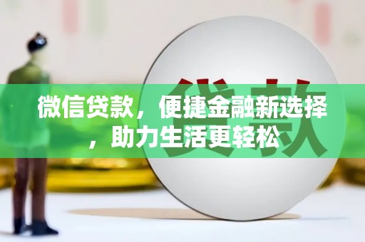 洋县微信贷款，便捷金融新选择，助力生活更轻松