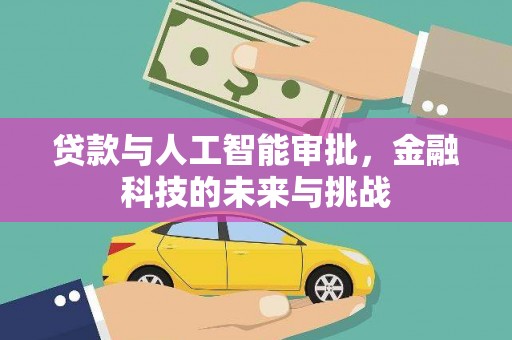 洋县贷款与人工智能审批，金融科技的未来与挑战