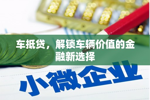 洋县车抵贷，解锁车辆价值的金融新选择
