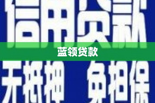 洋县蓝领贷款