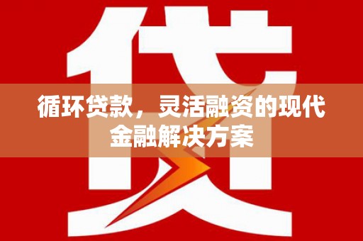 洋县循环贷款，灵活融资的现代金融解决方案