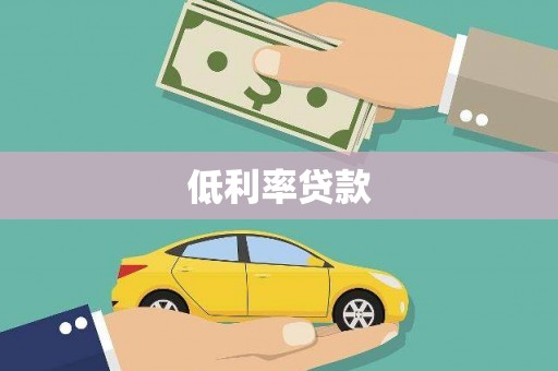 洋县低利率贷款
