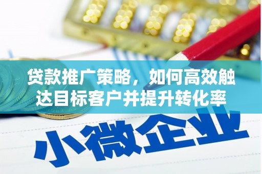 洋县贷款推广策略，如何高效触达目标客户并提升转化率