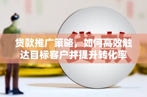 洋县贷款推广策略，如何高效触达目标客户并提升转化率