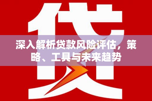 洋县深入解析贷款风险评估，策略、工具与未来趋势
