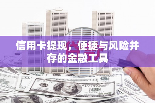 洋县信用卡提现，便捷与风险并存的金融工具