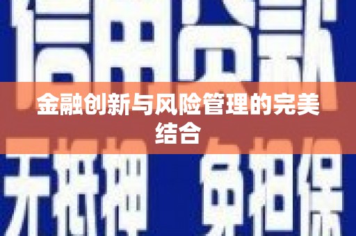 洋县金融创新与风险管理的完美结合