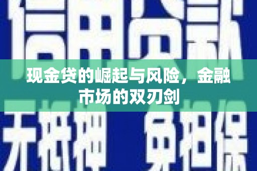 洋县现金贷的崛起与风险，金融市场的双刃剑