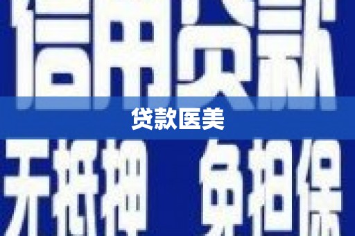 洋县贷款医美
