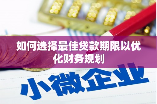 洋县如何选择最佳贷款期限以优化财务规划
