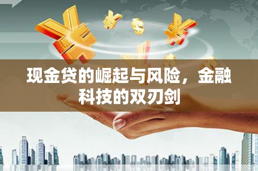 洋县现金贷的崛起与风险，金融科技的双刃剑