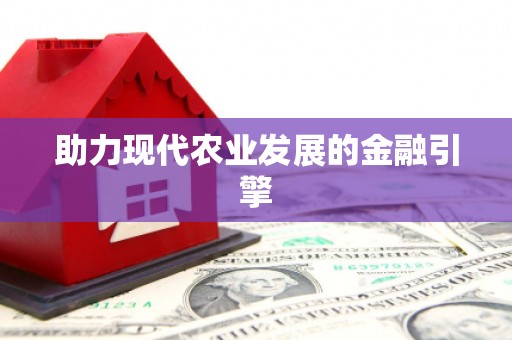 洋县助力现代农业发展的金融引擎