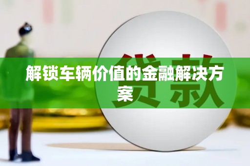 洋县解锁车辆价值的金融解决方案